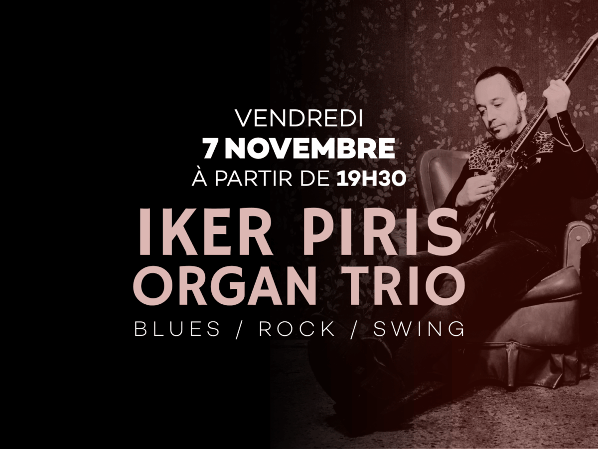 Concert d'Iker Piris Organ Trio - 7 Nov 25