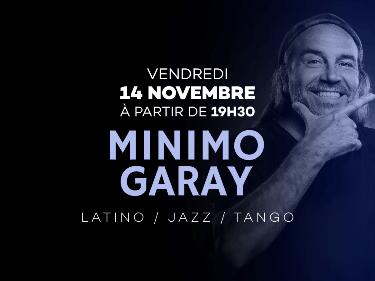 Minino Garay en Concert au Prohibido Jazz Club Biarritz