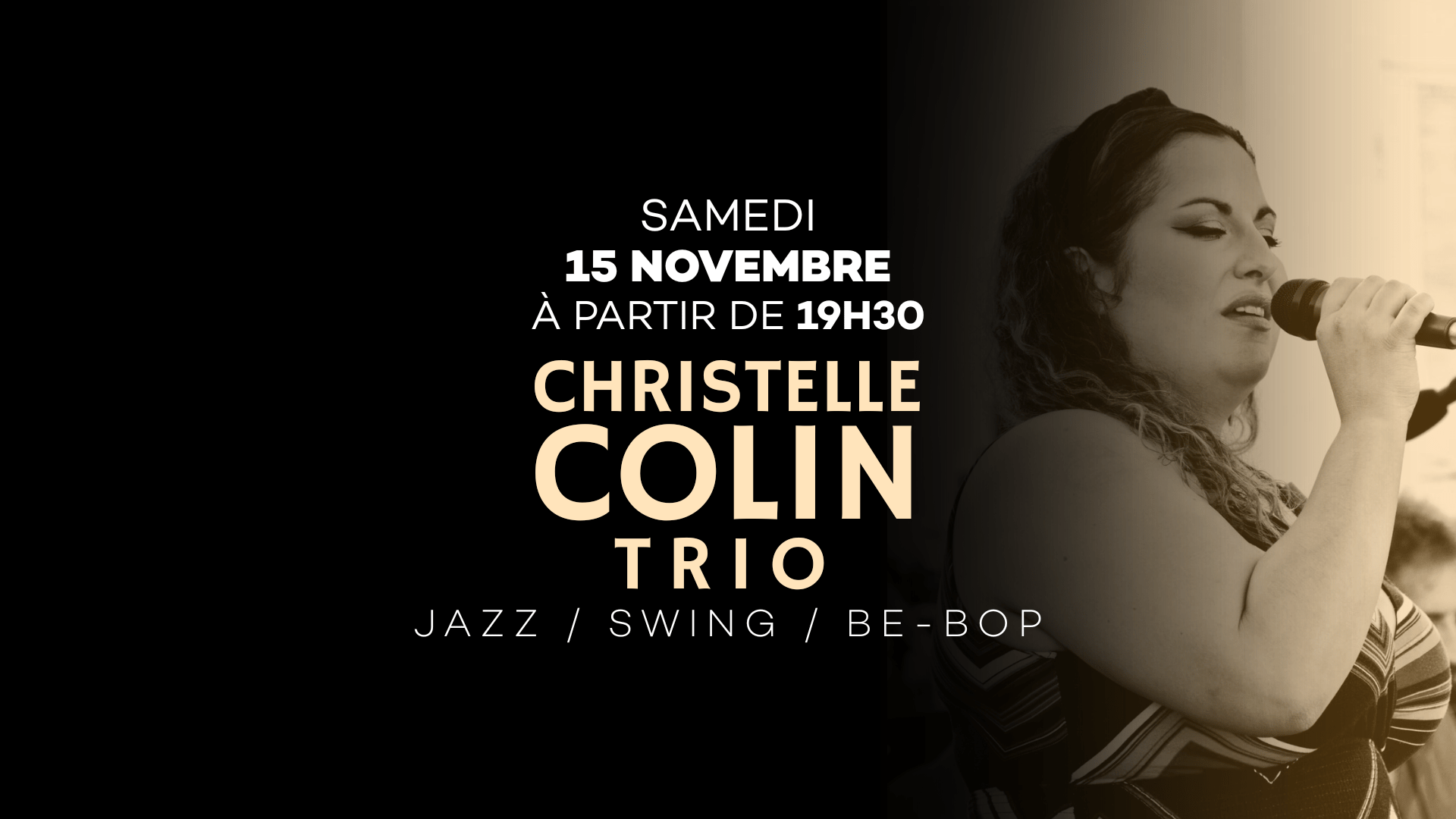 Christelle Colin Trio en concert live au Prohibido Jazz Club de Biarritz