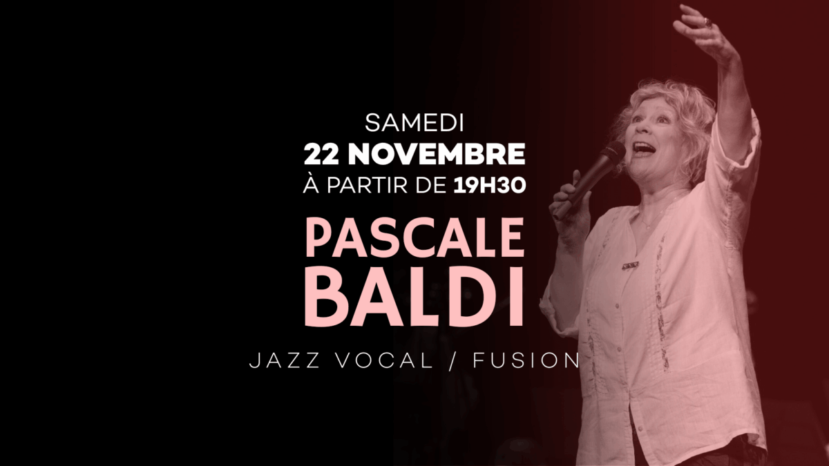 Pascale Baldi en concert, au Prohibido Jazz CLub Biarritz