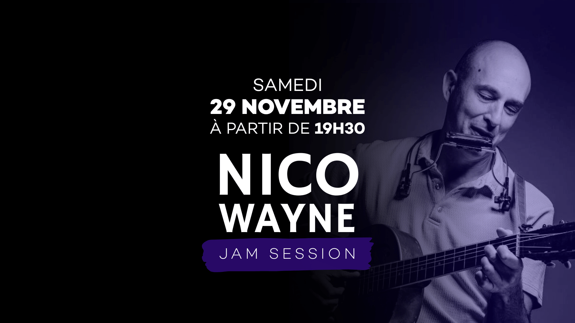 Jam Session, Nico Wayne Toussaint au Prohibido Jazz Club de Biarritz