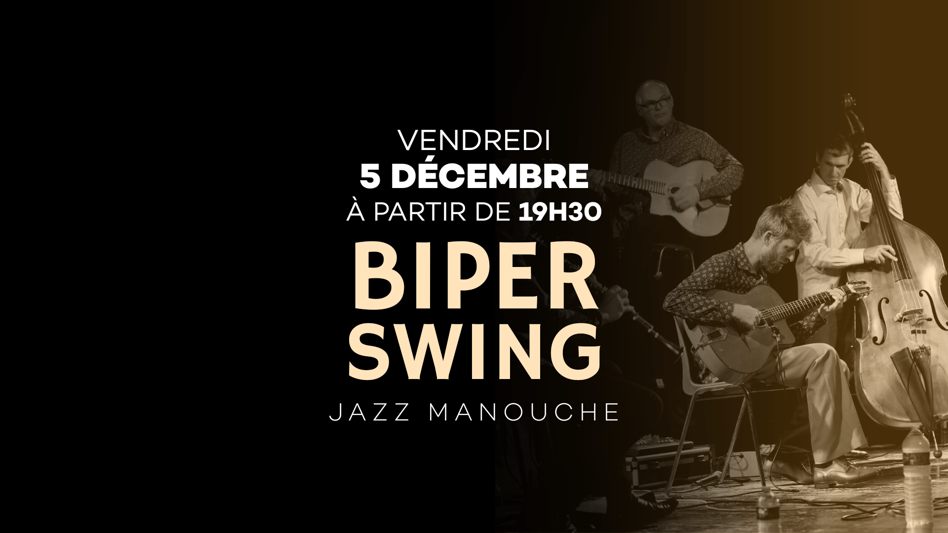 Biper Swing en concert au Prohibido Jazz Club de Biarritz