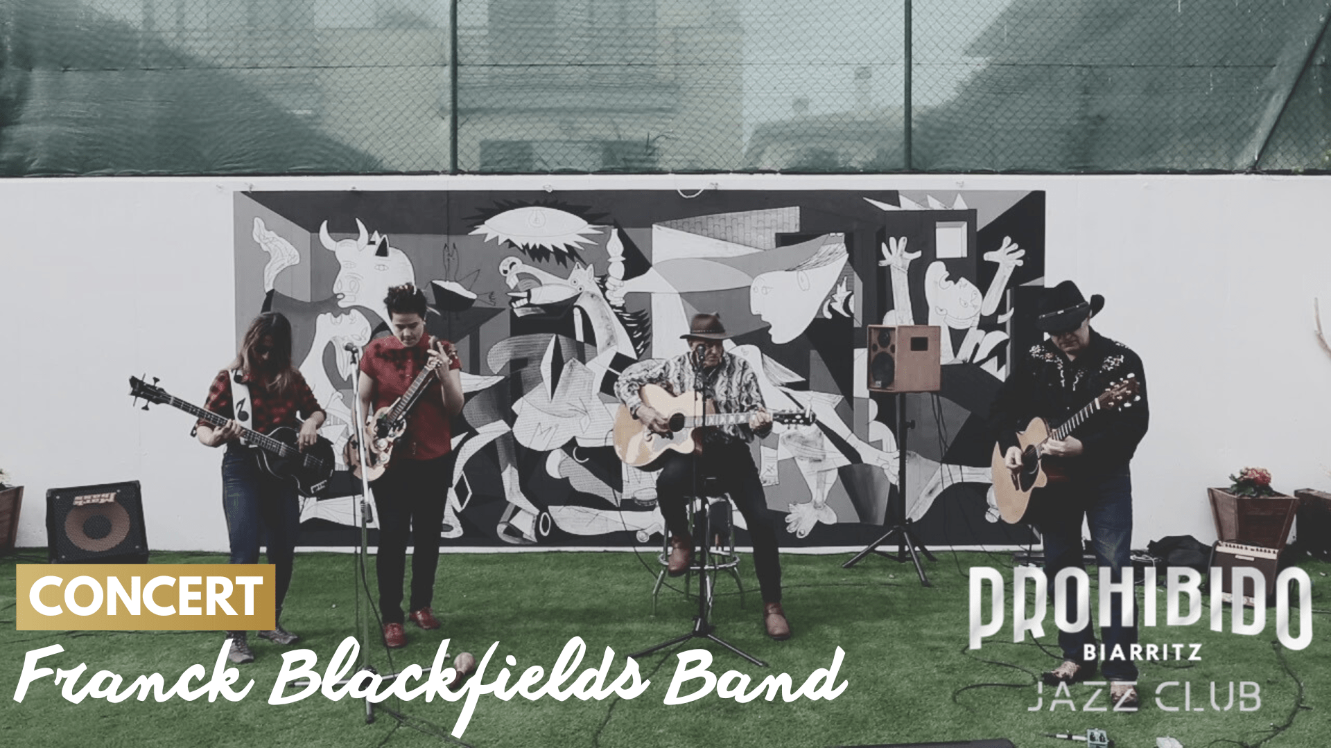 Franck Blackfields au concert au Prohibido