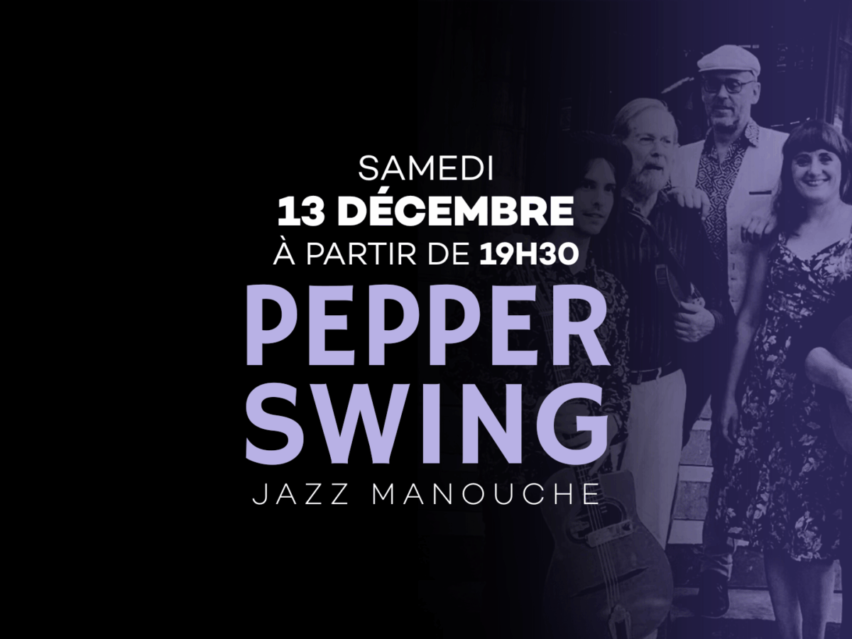 Pepper Swing en concert live au Prohibido Jazz Club de Biarritz