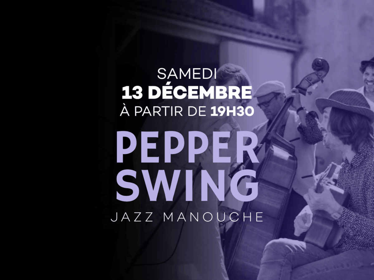 Pepper Swing en concert live au Prohibido Jazz Club de Biarritz