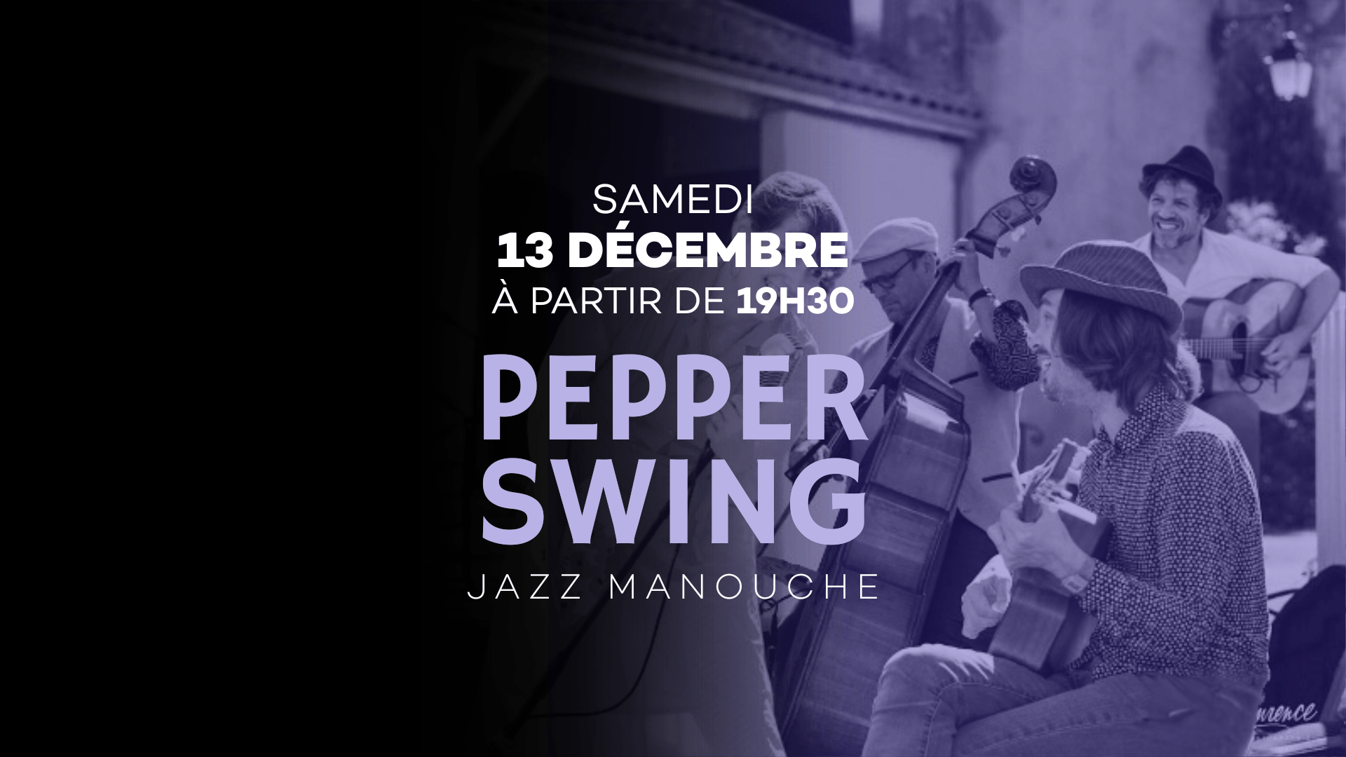 Pepper Swing en concert live au Prohibido Jazz Club de Biarritz