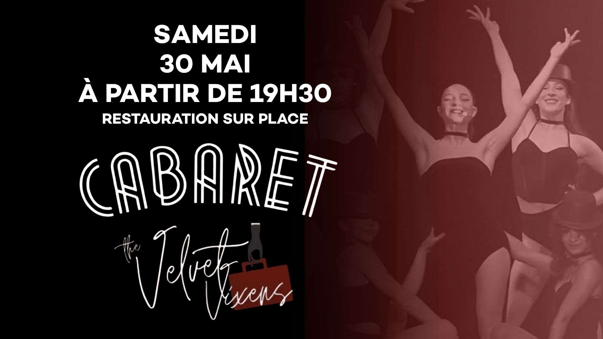 Soirée Cabaret avec les Velvet Vixens ! 30 Mai 2026