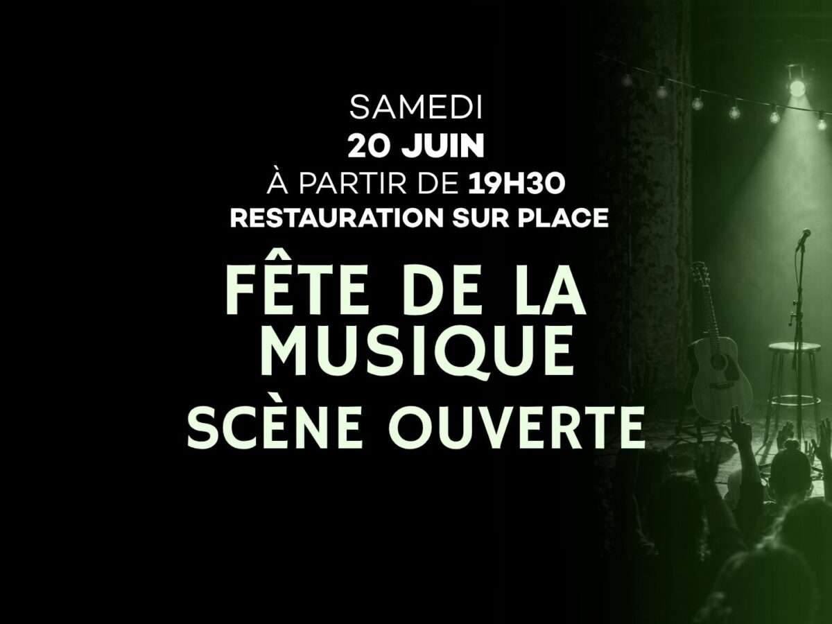 Fête de la musique, scène ouverte ! 20 Juin 2026