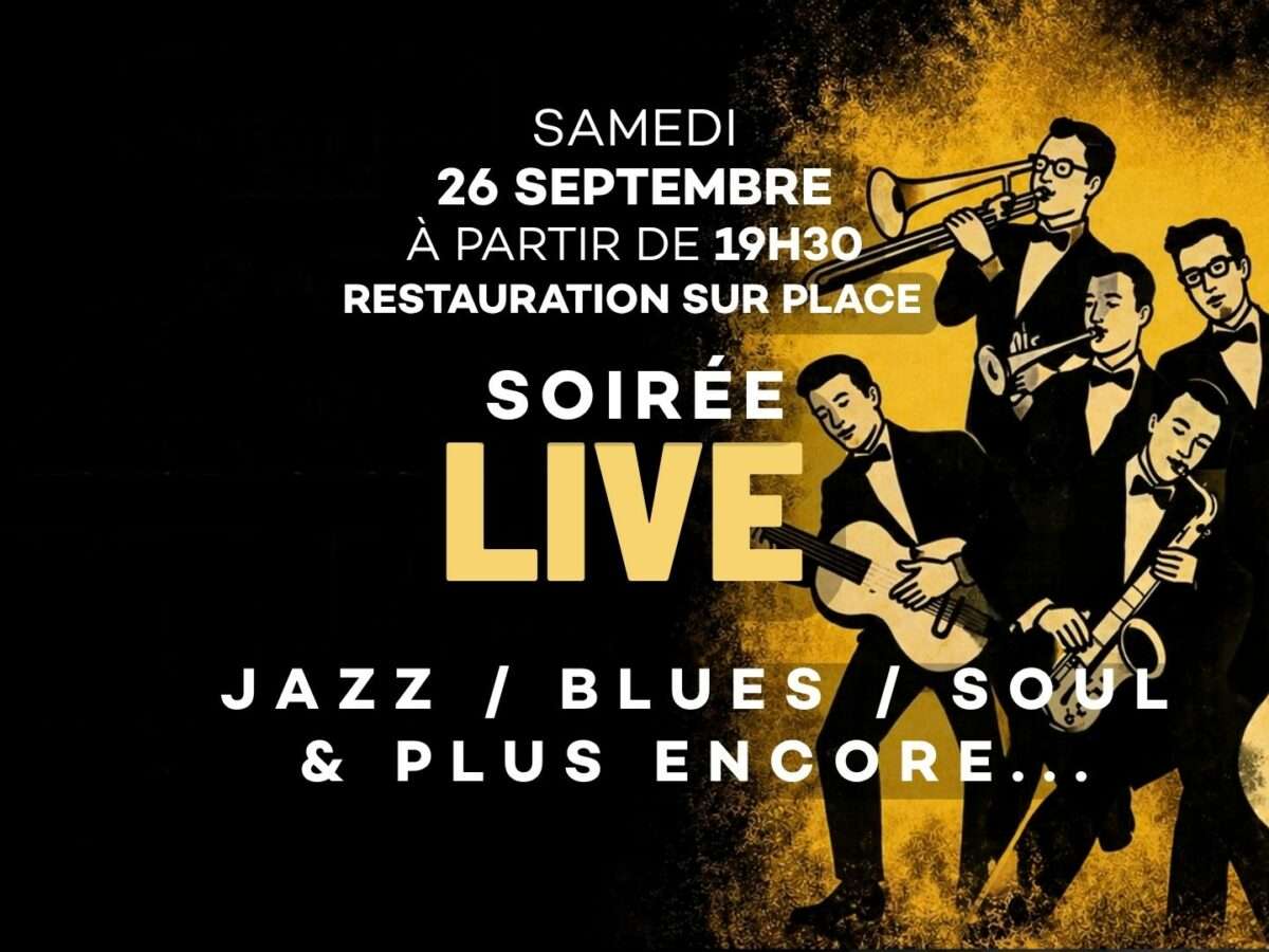 Soirée Live ! 26 Septembre 2026