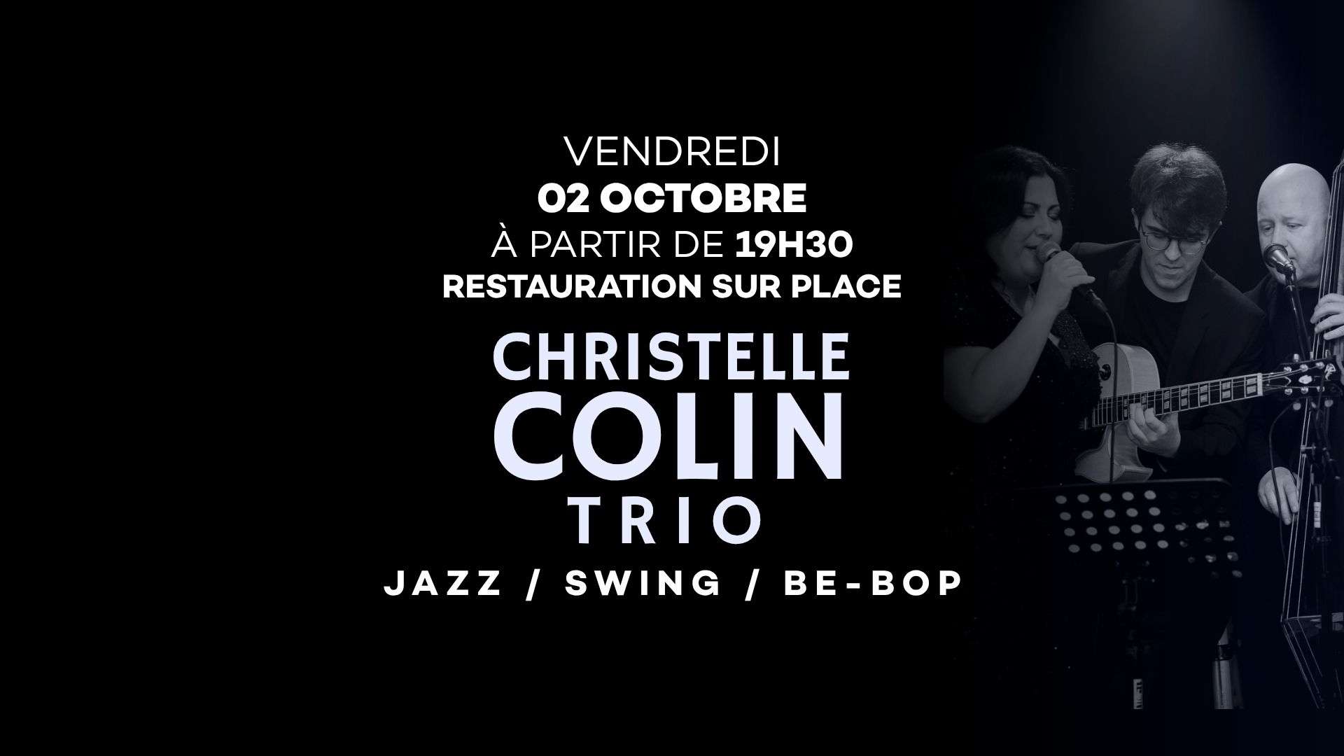 Christelle Colin Trio ! 02 Octobre 2026