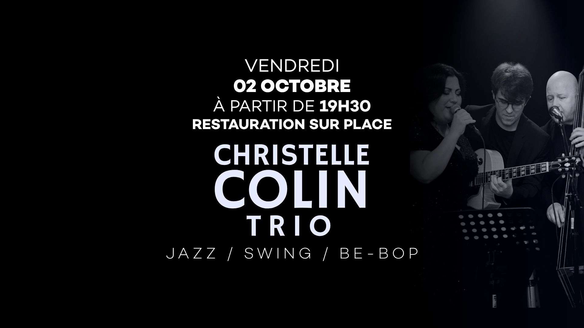 Christelle Colin Trio ! 02 Octobre 2026