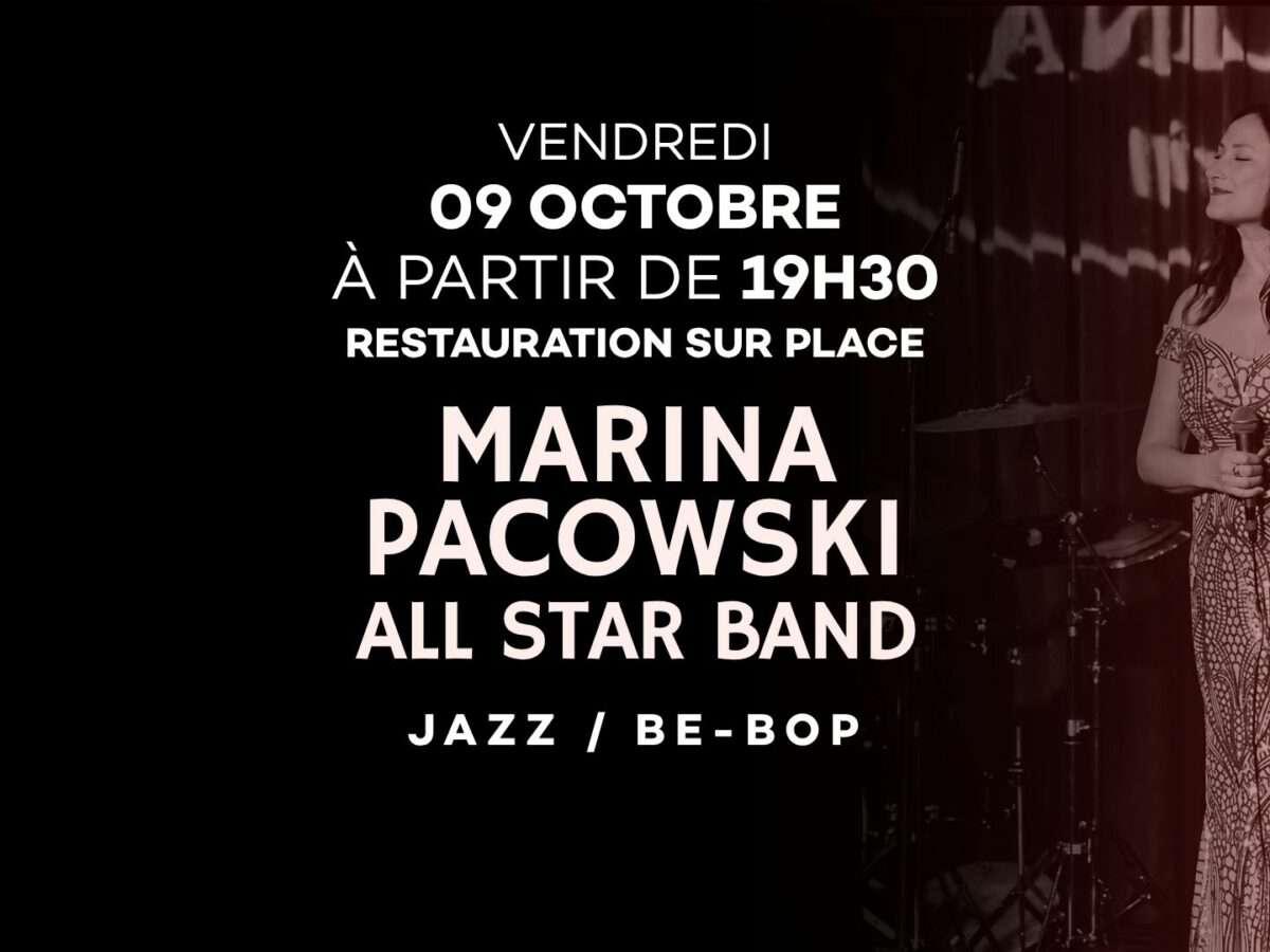 MARINA PACOWSKI ALL STAR BAND ! 09 Octobre 2026