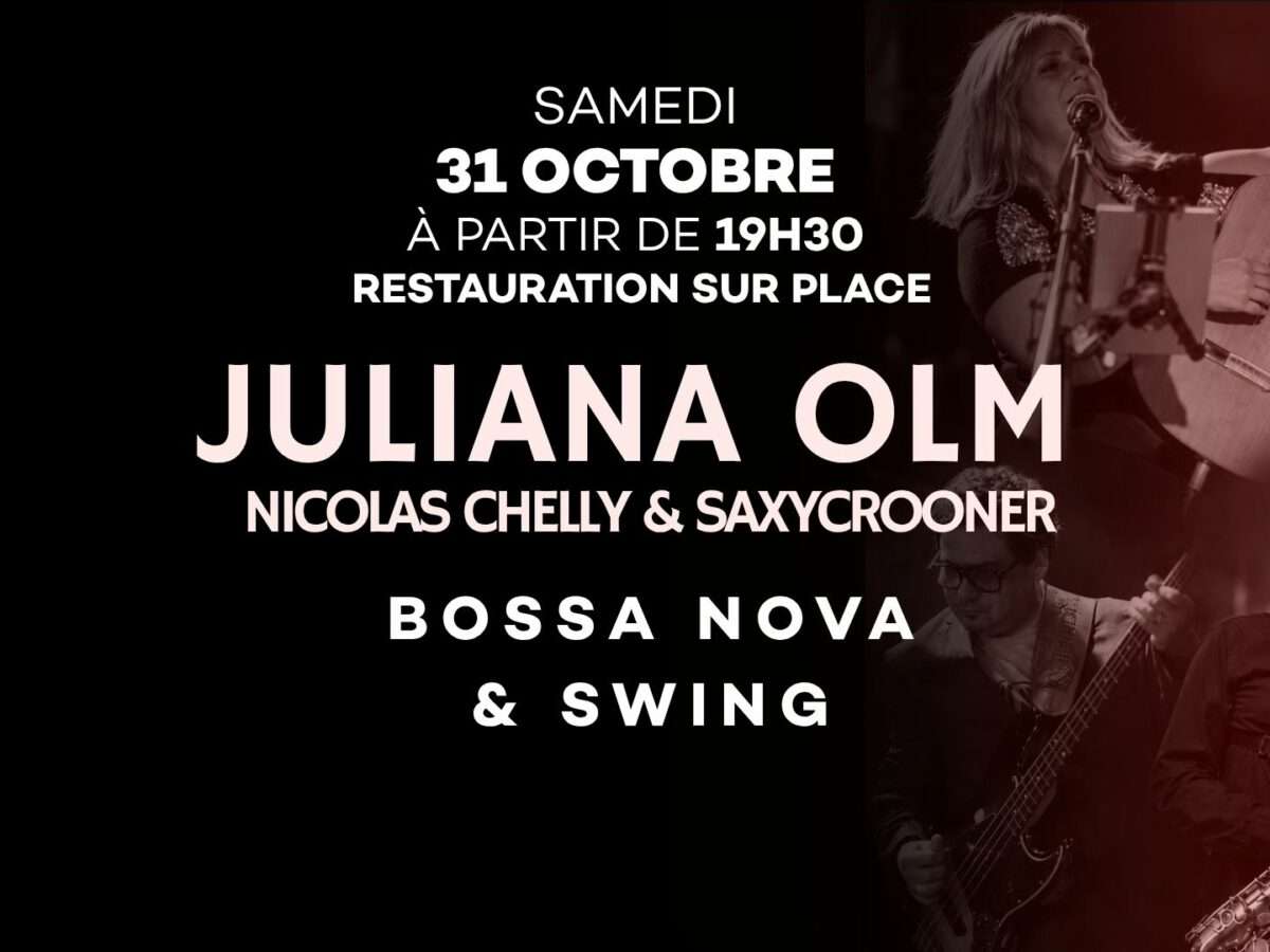 Juliana Olm en Trio d'exception ! 31 Octobre 2026