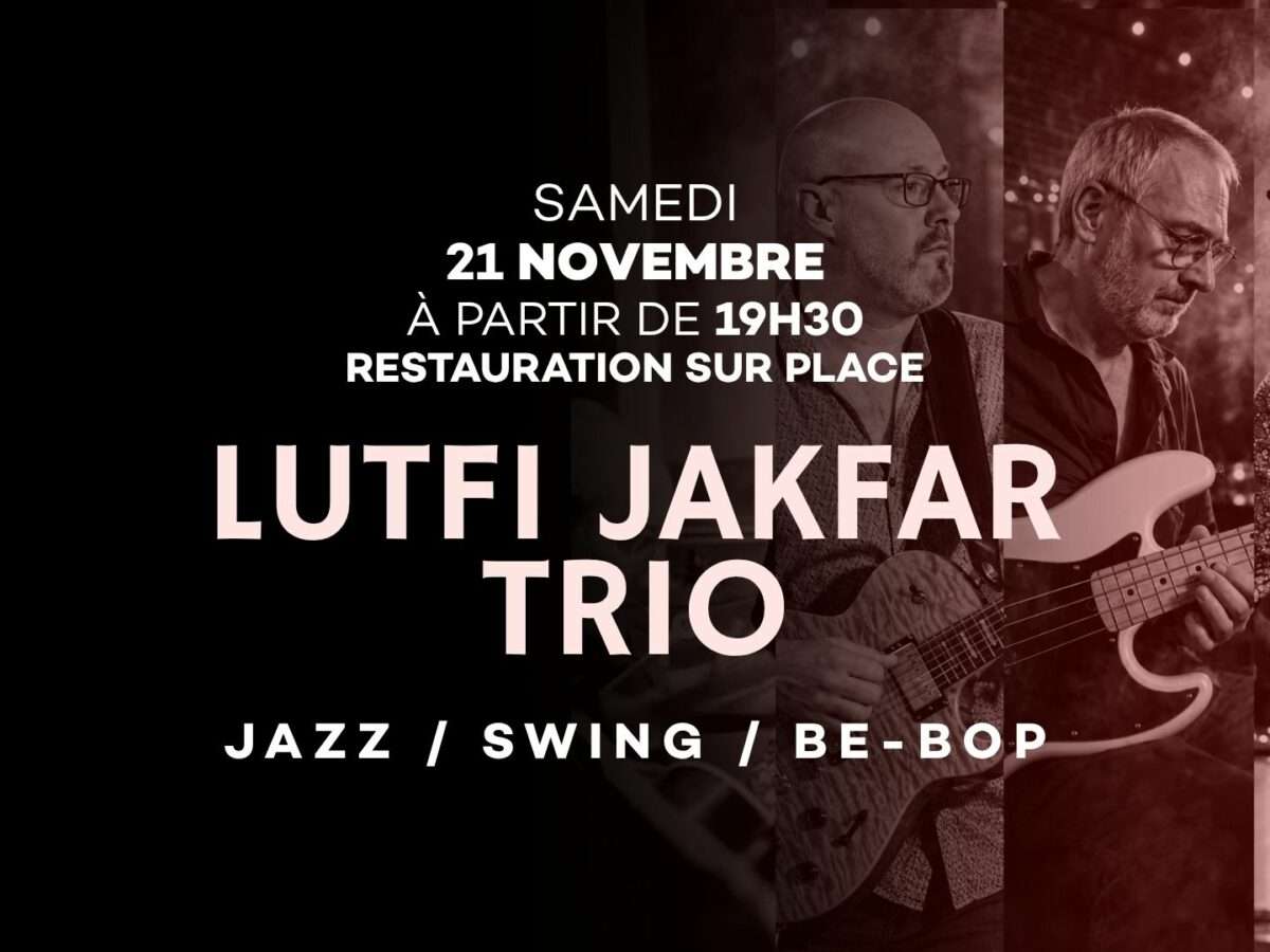 Lutfi Jakfar Trio ! 21 Novembre 2026