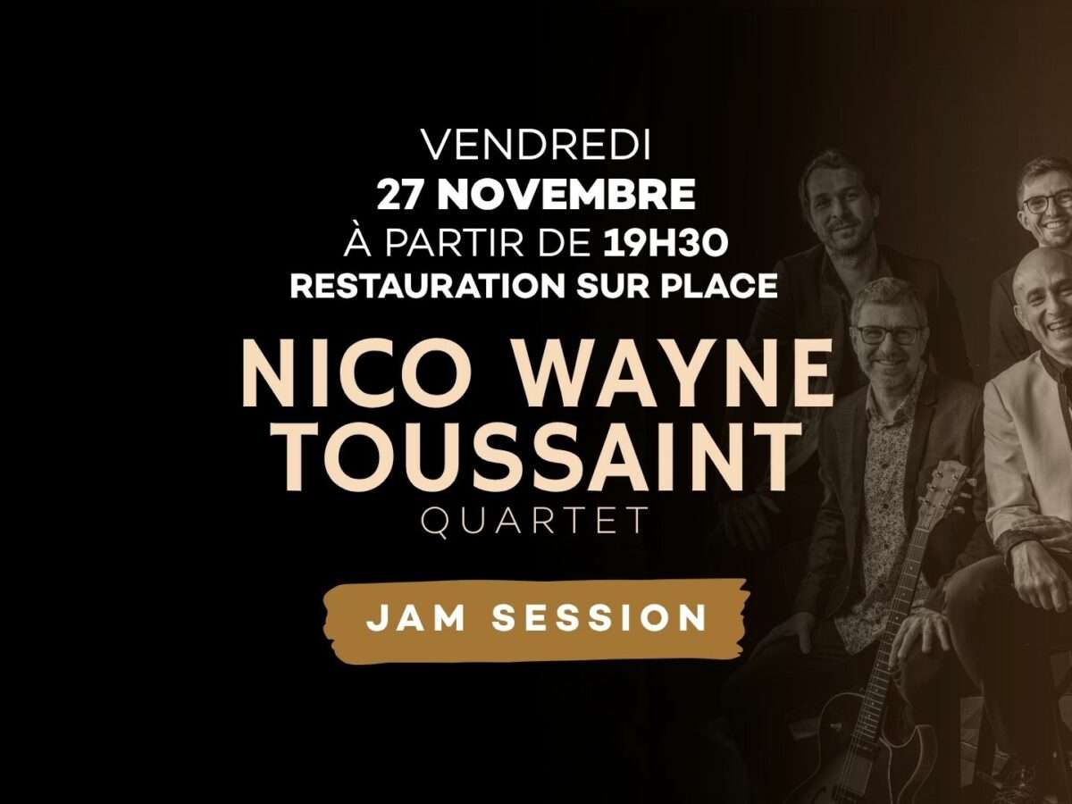 Nico Wayne en Jam Session ! 27 Novembre 2026