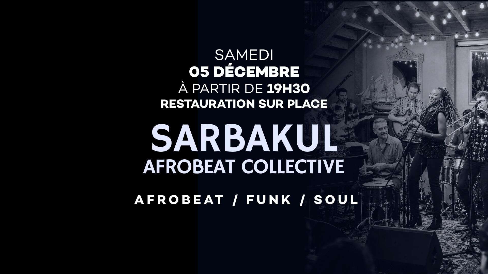 Sarbakul Afrobeat Collective ! 05 Décembre 2026